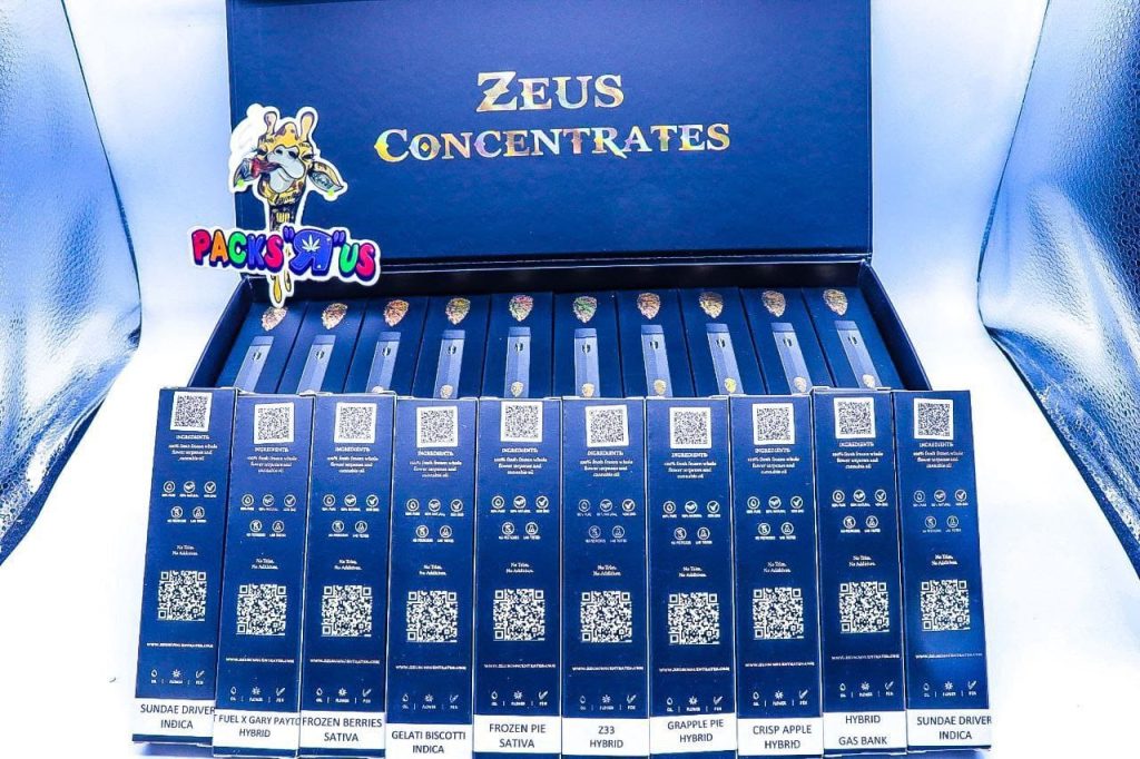 Zeus Concentrates Live Resin Disposables