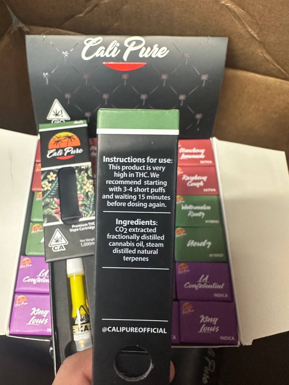 Cali Pure Cartridge For Sale Online Best Carts 1